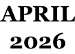 APRIL 2026